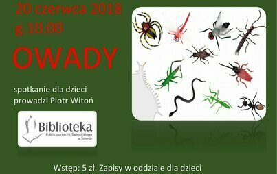 Zdjęcie do Spotkanie dla dzieci - Owady
