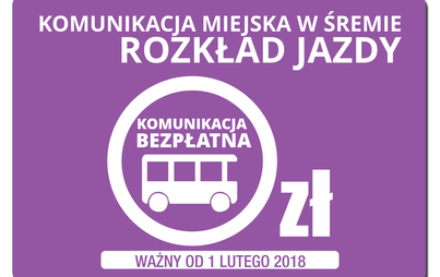 Zdjęcie do Nowy rozkład jazdy komunikacji miejskiej od 1 lutego 2018