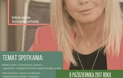 Zdjęcie do Spotkanie edukacyjne z sędzią Anną Marią Wesołowską
