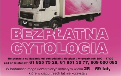 Zdjęcie do Bezpłatna cytologia