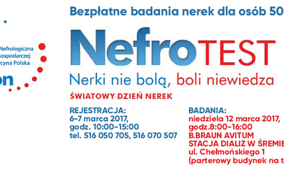 Zdjęcie do Bezpłatne badania nerek dla os&oacute;b 50+