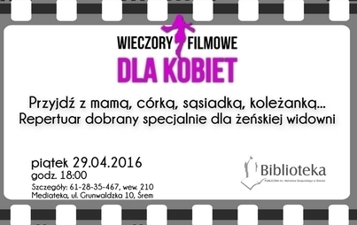 Zdjęcie do Wieczory filmowe dla kobiet
