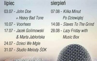 Zdjęcie do Muzyczne Piątki nad Jeziorem - Jacek Golimowski &amp; Marta Jabłońska