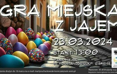 Zdjęcie do Gra miejska z jajem
