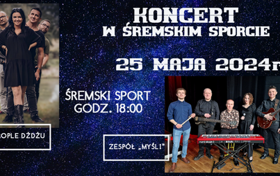 plakat koncertu