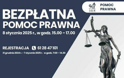 Bezpłatna pomoc prawna | 8 stycznia 2025 r.