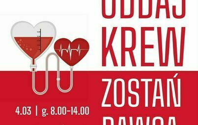 Akcja honorowego krwiodawstwa i rejestracji potencjalnych dawców szpiku - 4 marca 2025 