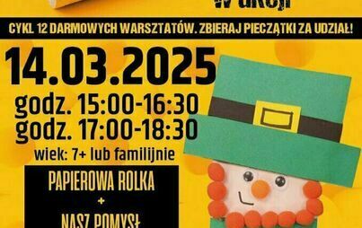 Warsztaty - ROLKA NA WYNOS – DZIEŃ ŚW. PATRYKA | 14.03.2025