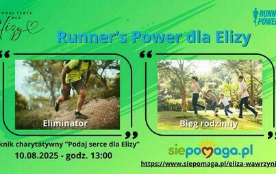 Runner’s Power dla Elizy - 10.08.2025 - godz. 13:00