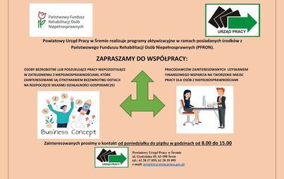 Możliwość uzyskania wsparcia ze środków PFRON dla osób z niepełnosprawnością i pracodawców