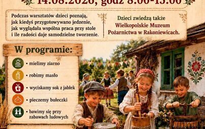 Warsztaty Chatka Pradziadka w Boszkowie! Tryton - Edukacja i Zabawa - 14.08.2026