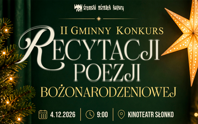 Zdjęcie do II Gminny Konkurs Recytacji Poezji Bożonarodzeniowej