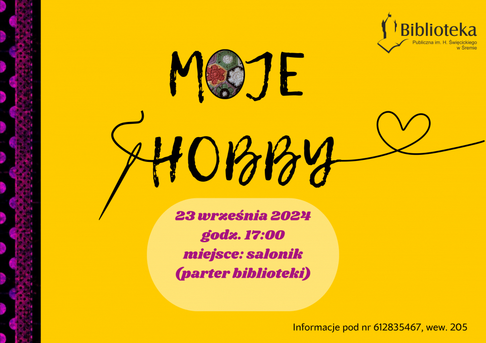 moje hobby