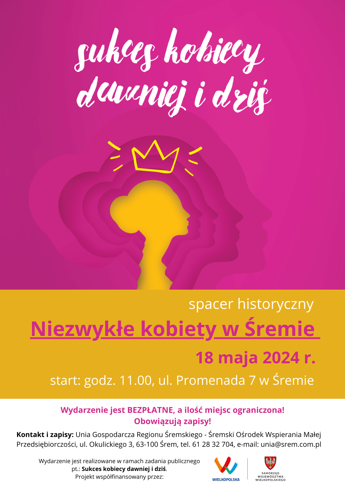 plakat o&nbsp;spacerze