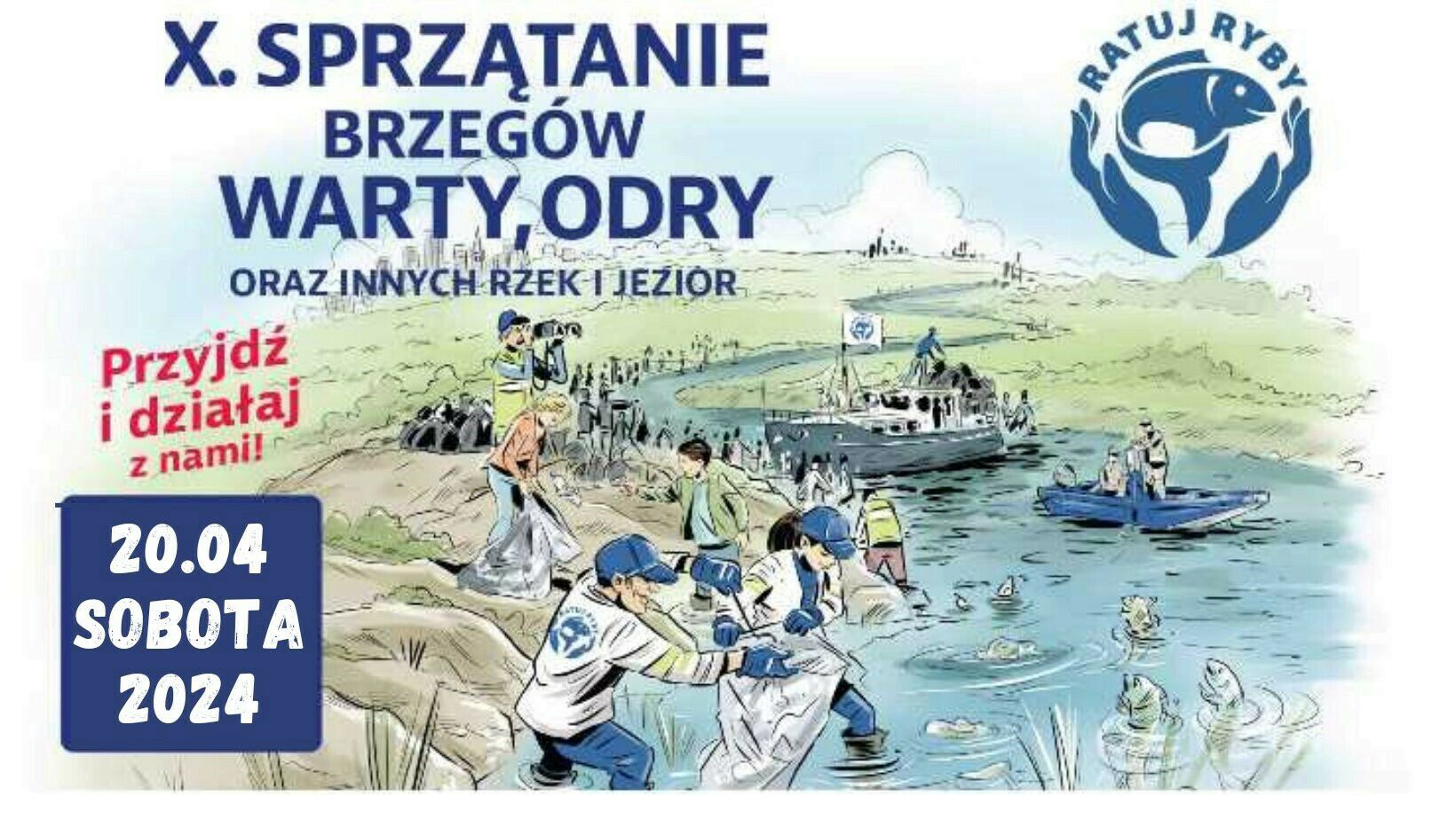 plakat akcji sprzątania 