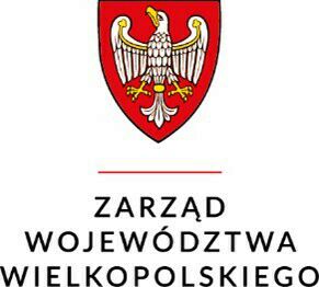 Herb Zarządu Wojew&oacute;dztwa Wielkopolskiego biały orzeł na&nbsp;czerwonym tle