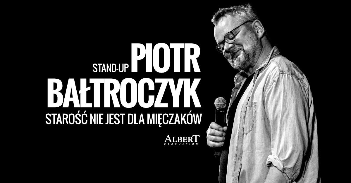 plakat z&nbsp;Piotrem Bałtroczykiem