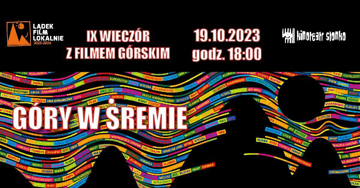 czarny plakat