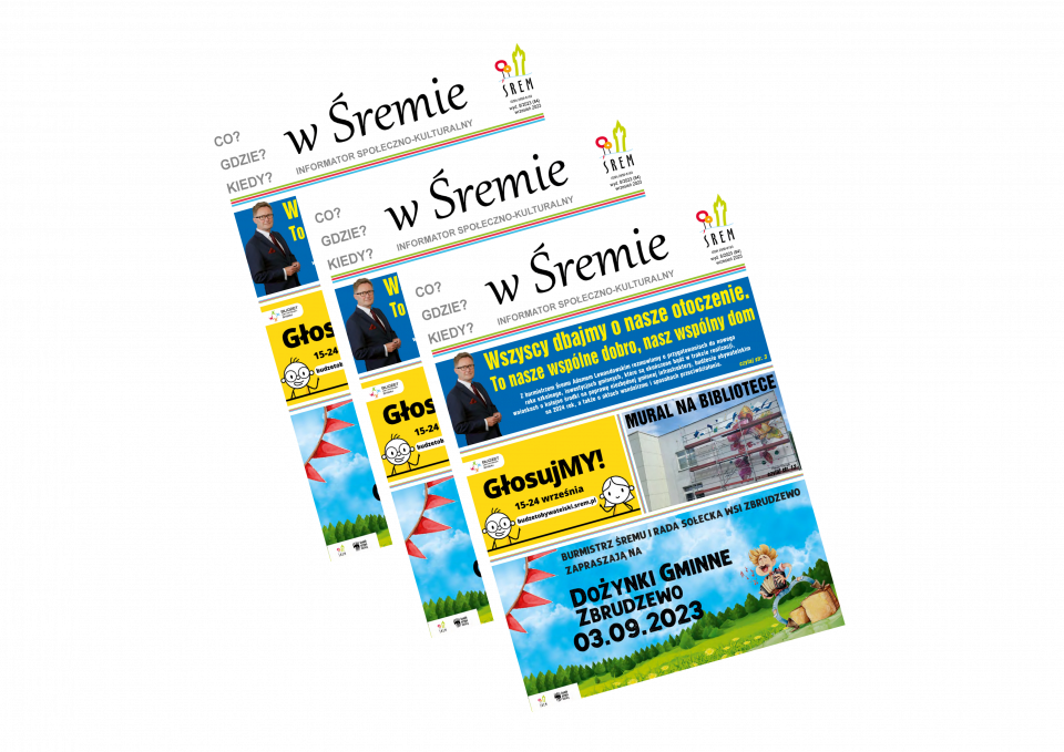 projekt pierwszej strony gazety