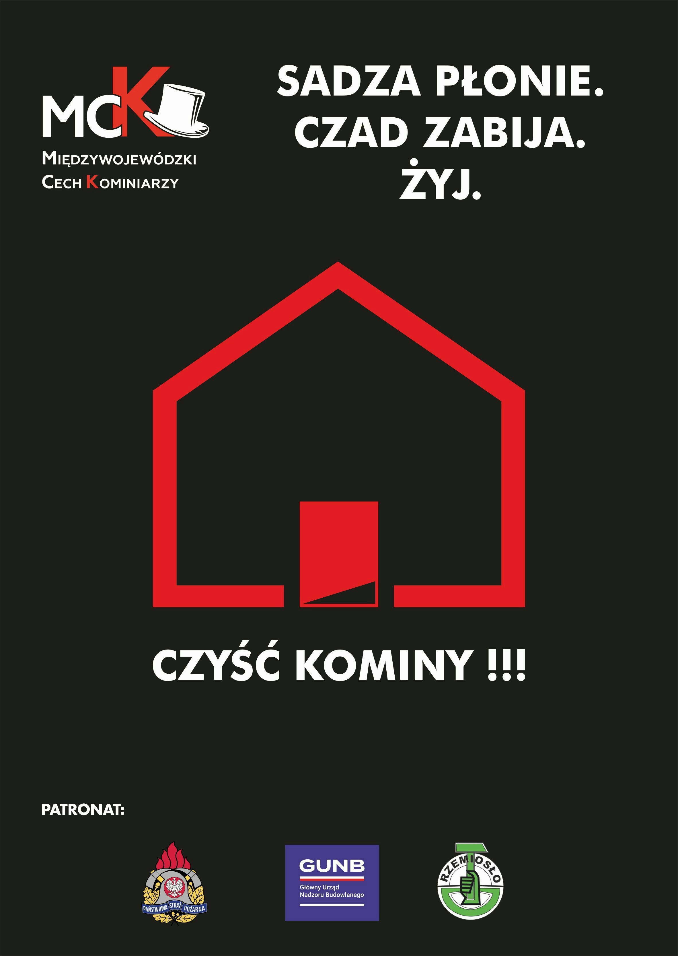 czerwony szkic domu na czarnym tle