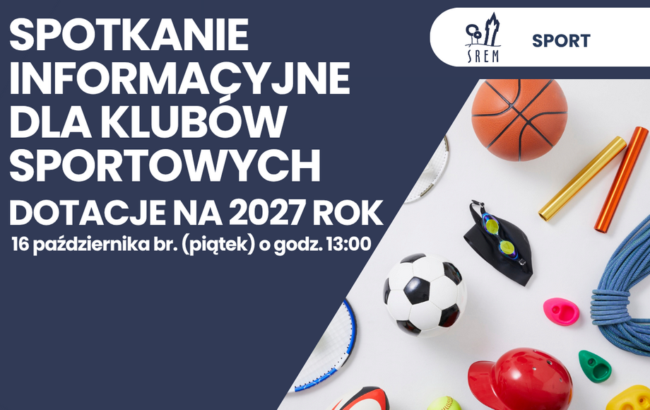Spotkanie informacyjne dla klubów sportowych w Śremie